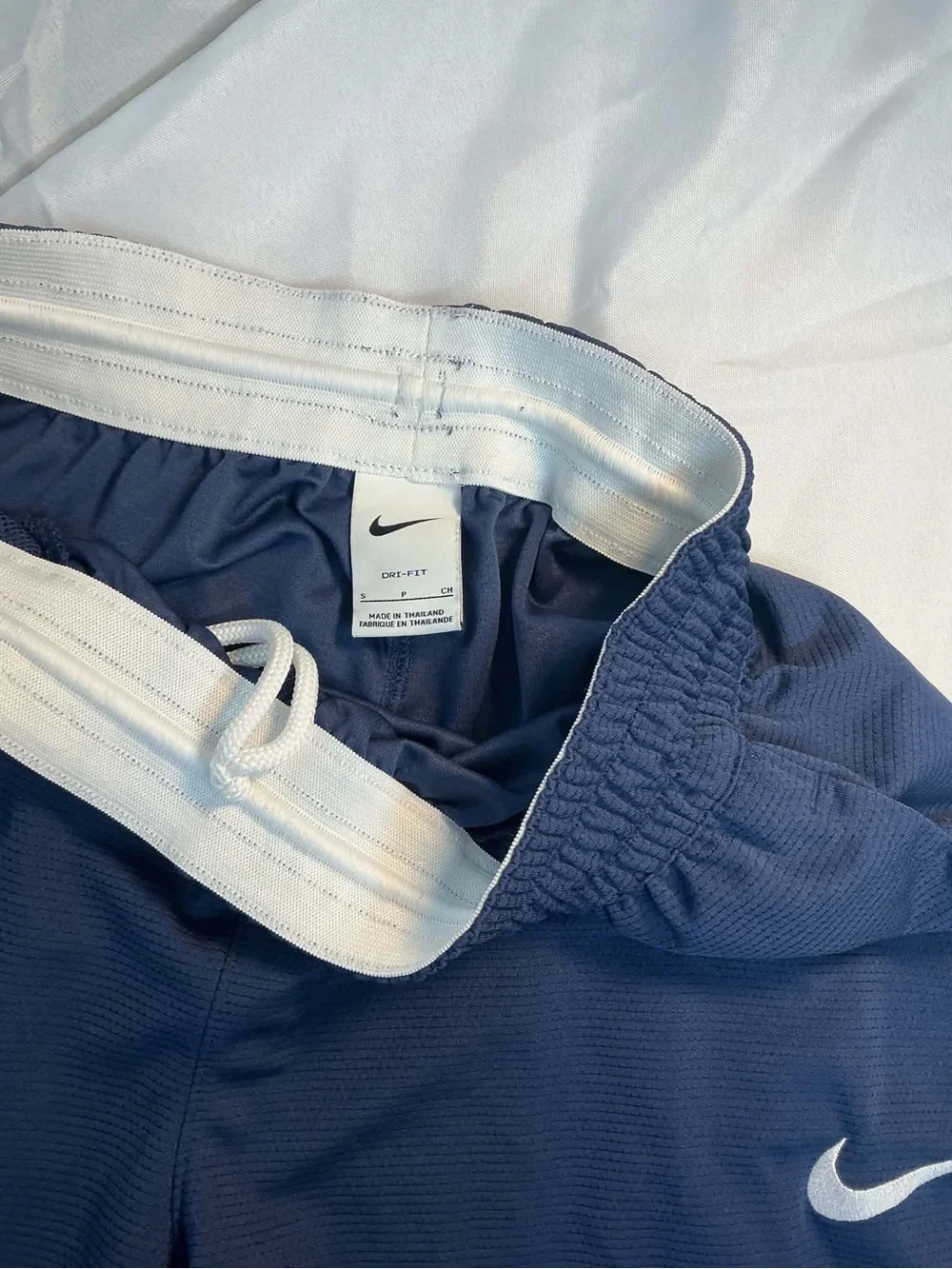 Nike Boys Navy Blue and Red Performance Shorts